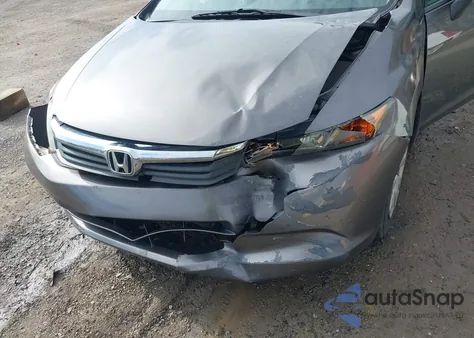 2012 Honda Civic Lx z USA, uszkodzony, nr VIN 19XFB2F52CE086877